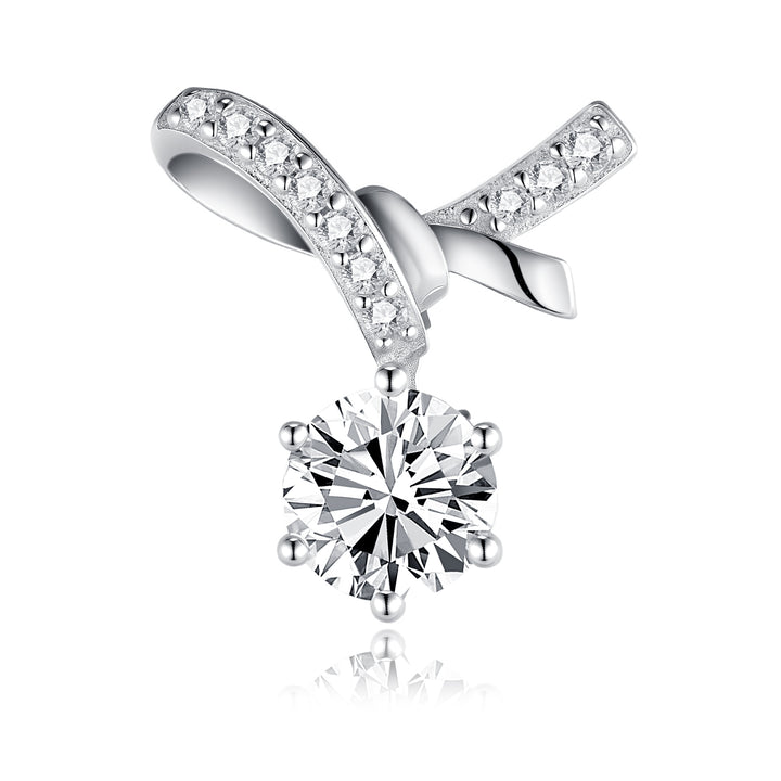 Luxury Light Trend Jewelry Set – 1-Carat Morganite in Platinum-Plated S925 Silver