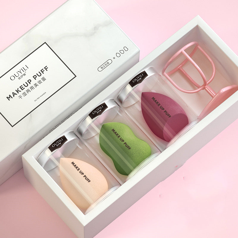 💄✨ Beauty Egg & Gourd Sponge Puff Set | Cushion Makeup Tools Collection