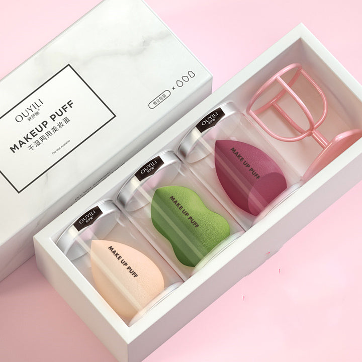💄✨ Beauty Egg & Gourd Sponge Puff Set | Cushion Makeup Tools Collection