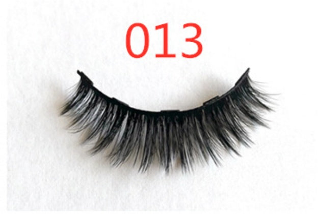 🧲👁️ Magnetic False Eyelashes – Fashion Cotton Stem 1 Pair Set