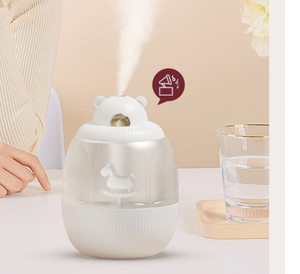 🌙💧 USB Mini Sleeping Humidifier | Portable Quiet Mist Diffuser 🌿✨