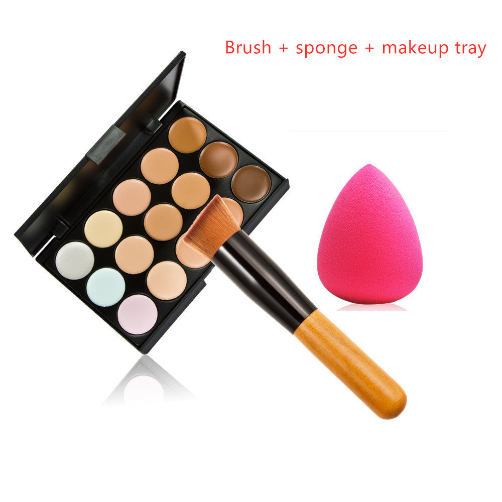 🎯 15-Color Concealer & Foundation Palette – Professional Correcting & Repair Cream Kit ✨