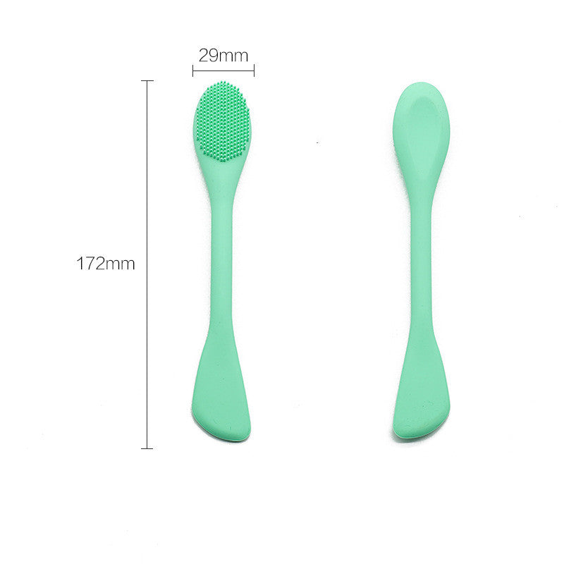 🧼💗 Silicone Facial Mask Brush | Gentle Skincare Application Tool