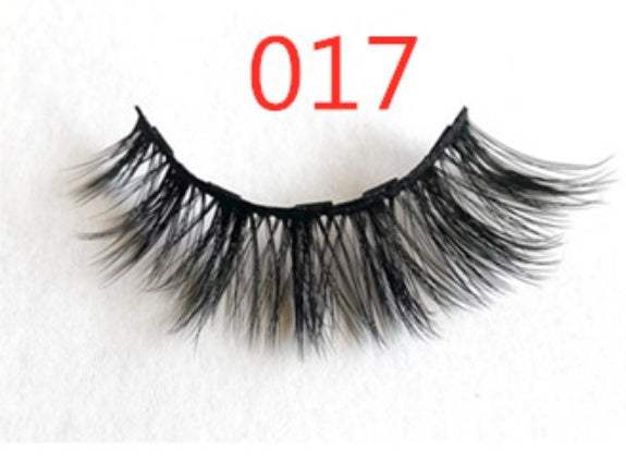 🧲👁️ Magnetic False Eyelashes – Fashion Cotton Stem 1 Pair Set