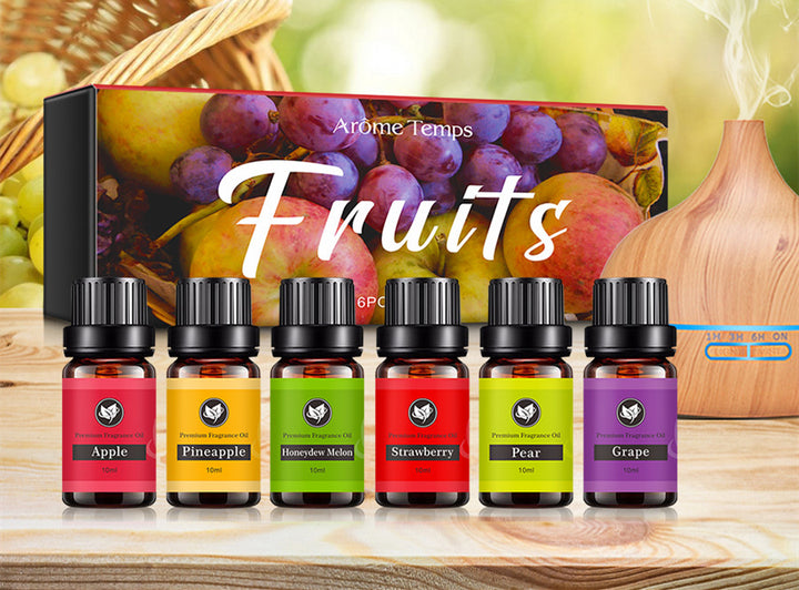 ✨ 16 Theme Atmosphere Flameless Essential Oil Set — 6 × 60ml 🌿💧