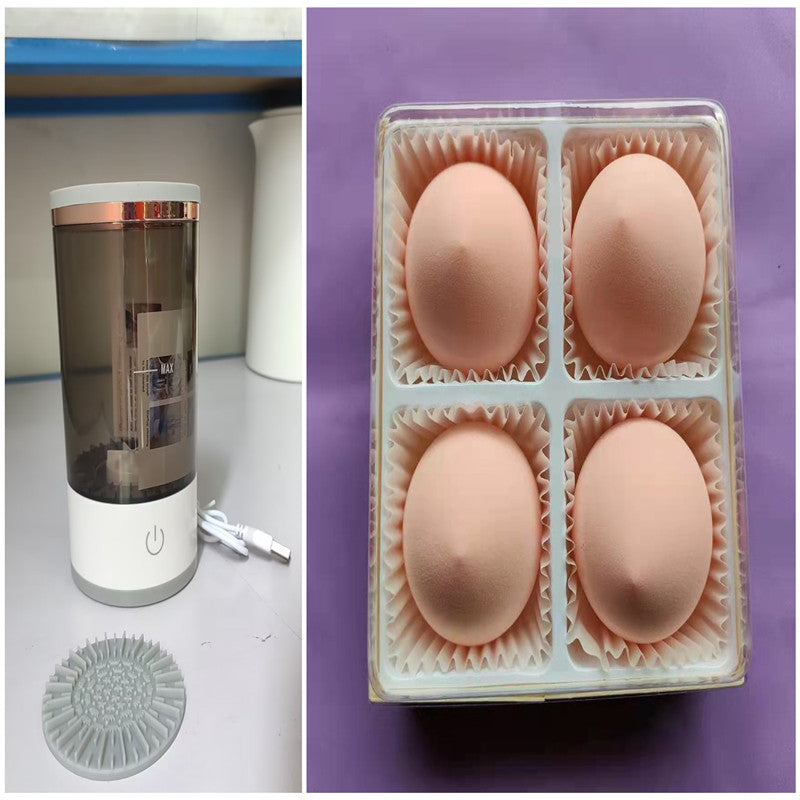 ✨ Portable Electric Makeup Brush Cleaner — USB Automatic Cleaning Machine 💄🧼⚡