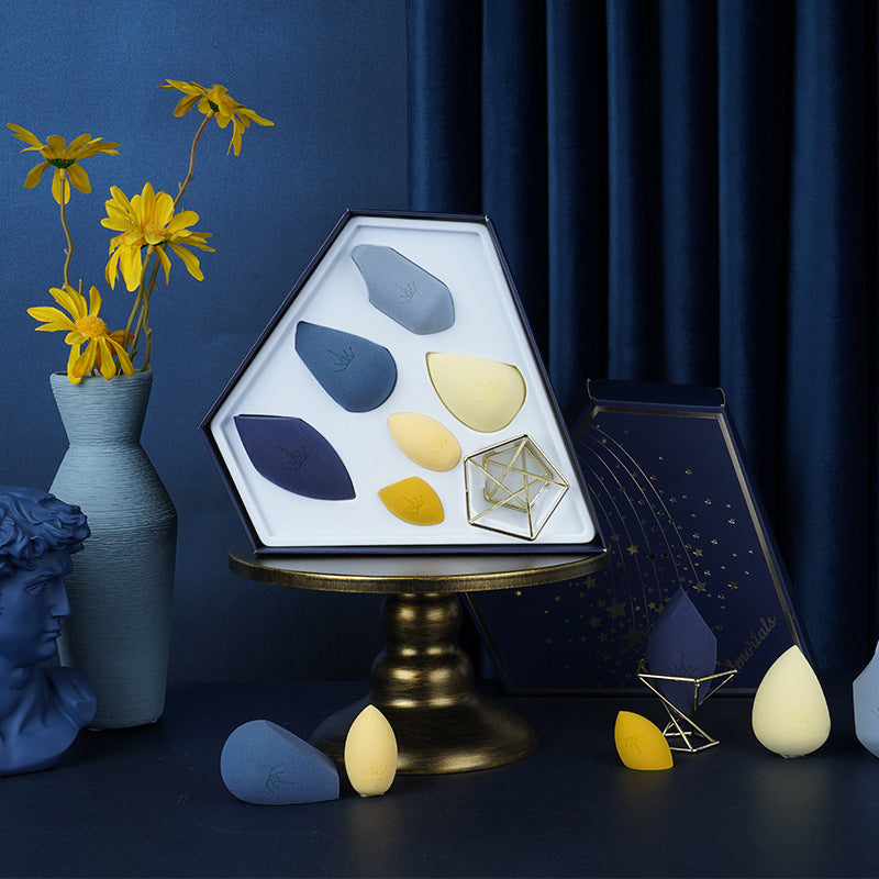 💄✨ Makeup Sponge Air Cushion Puff Set | Super Soft Beauty Egg Collection (6PCS)