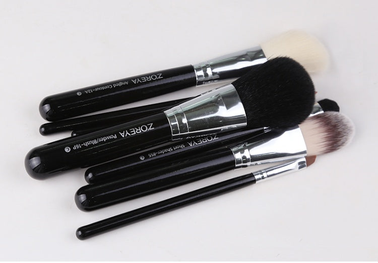 ✨ 7-Piece Makeup Brush Set — Wooden Handle Beauty Tools 💄🌿