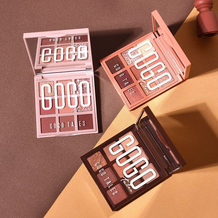 ✨ Christmas Chocolate 3-Color Eyeshadow Palette – Waterproof Matte & Natural Contour Set ✨