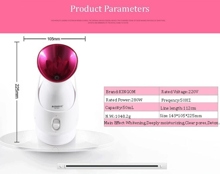 💨✨ Humidifying Steaming Machine | Facial Moisturizing Steam Beauty Device