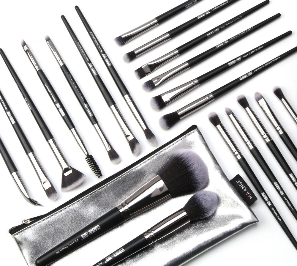 ✨ 20-Piece Makeup Brush Set — Beauty Tools with Brush Bag 💄