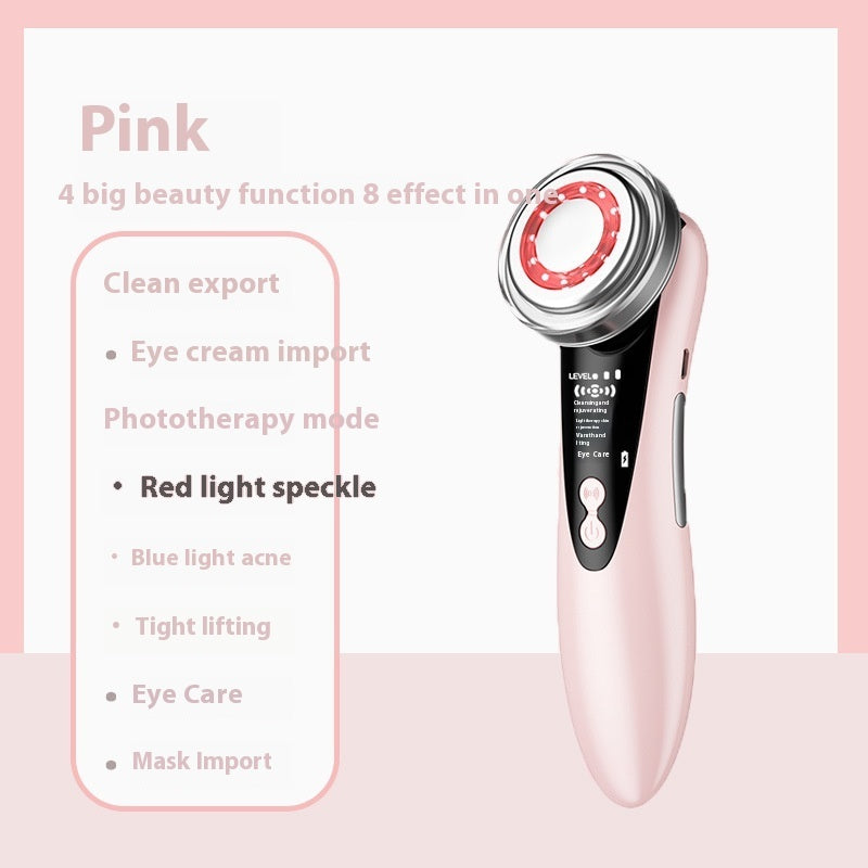 💖✨ Household Color Light Beauty Instrument | Micro-current Facial Massage & Deep Cleansing Device
