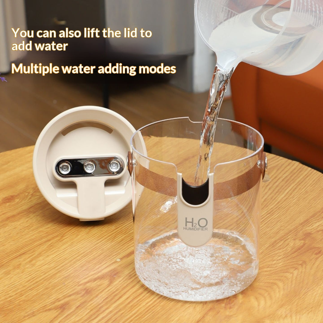 💧🌙 Triple-Spray Household Air Humidifier | Quiet Large-Capacity Mist + Ambient Light ✨