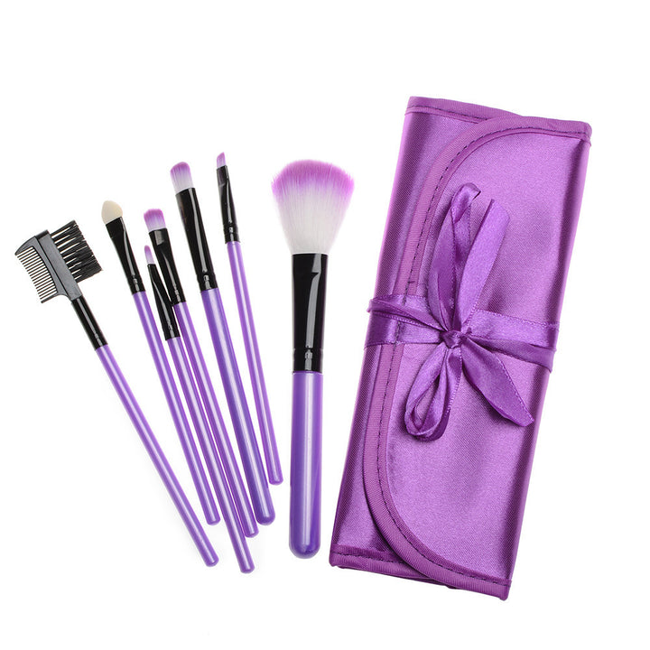 ✨ Multifunctional Portable 7-Piece Ribbon Makeup Brush Set 💄