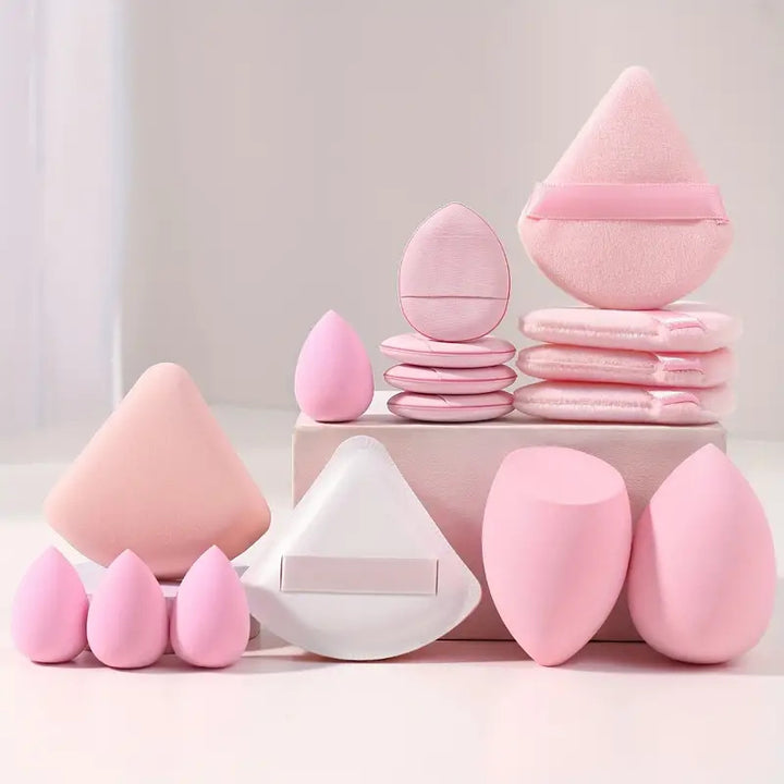 ✨ Mini Cosmetic Egg Makeup & Face Care Set — Soft Beauty Puff Kit 💖
