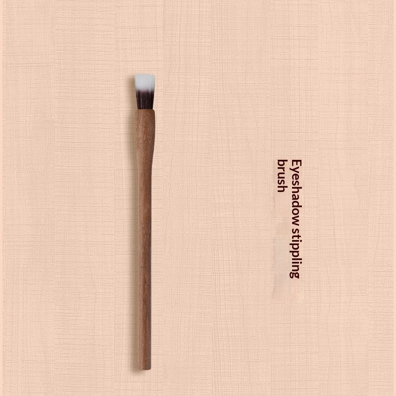 ✨ H Set Vintage Black Walnut Makeup Brush Set — 24-Piece Luxury Kit 💄🌿