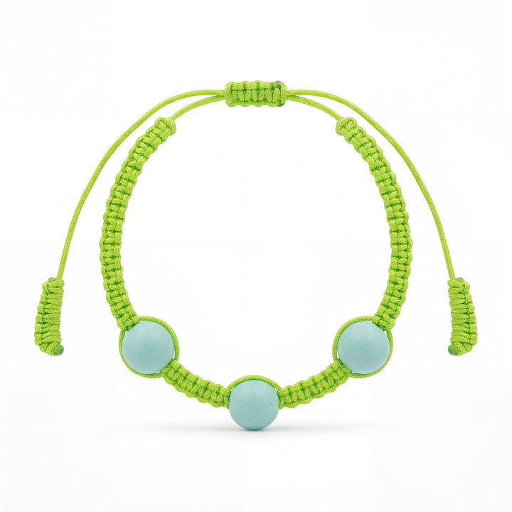Chinese Herbal Metal Bead Bracelet – Lightweight Traditional Style Jewelry