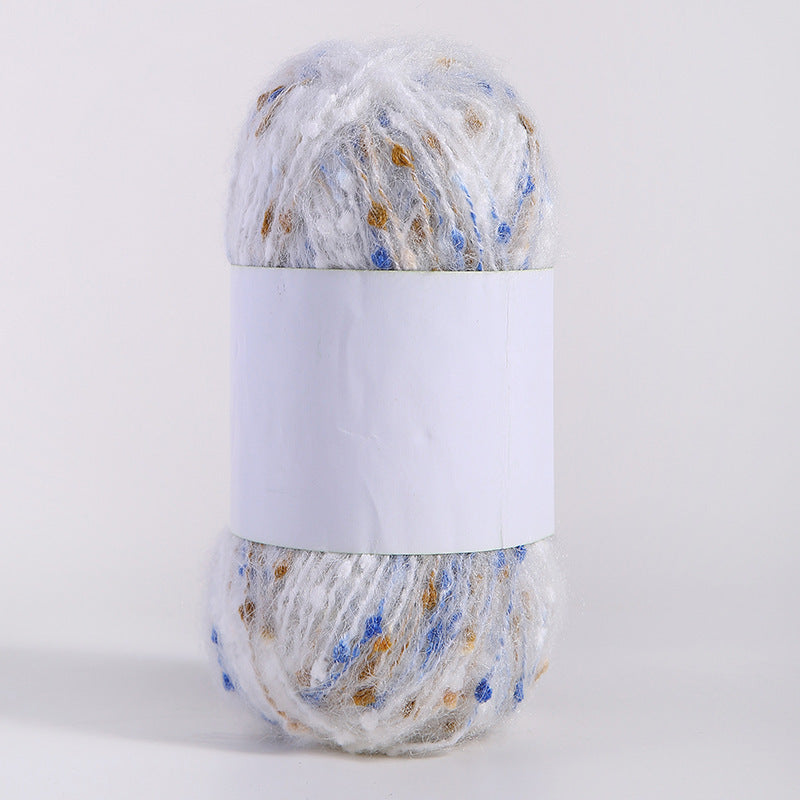 Colored Mohair Knitting Yarn – Soft Hand Woven Mohair Thread for Sweaters, Scarves & DIY Crafts