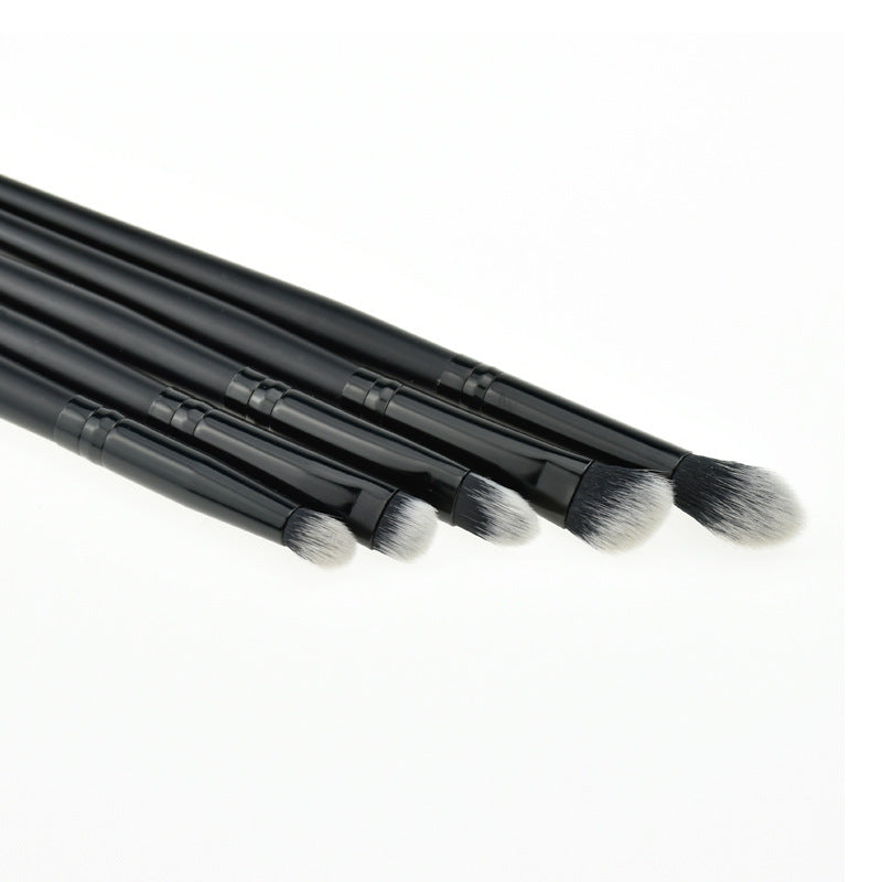 ✨ 5-Piece Small Eye Makeup Brush Set — Eyeshadow & Contour Tools 💄