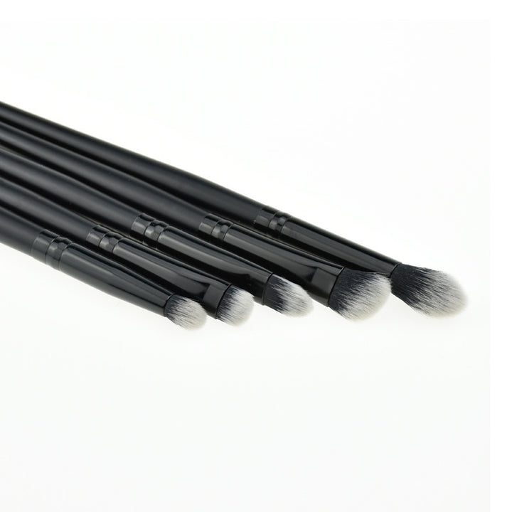 ✨ 5-Piece Small Eye Makeup Brush Set — Eyeshadow & Contour Tools 💄