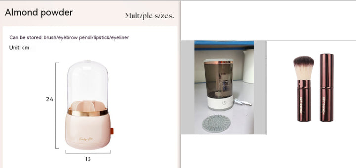 ✨ Portable Electric Makeup Brush Cleaner — USB Automatic Cleaning Machine 💄🧼⚡