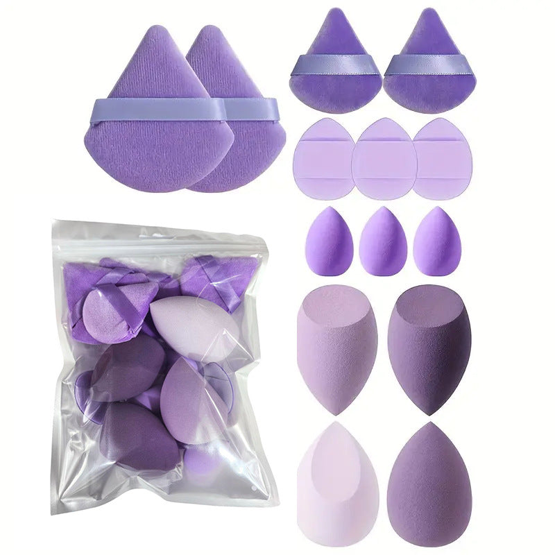 💄✨ 14-Piece Ultra-Soft Makeup Sponge Set