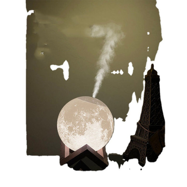 🌙💧 Lunar Humidifier | Moon Night Light Aromatherapy Mist Diffuser