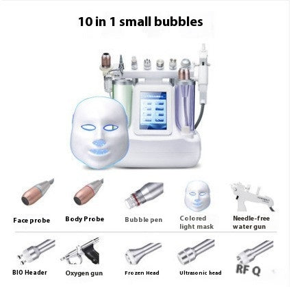 💎✨ Beauty Instrument Cleaner | Face Oxygen Injection & Mesotherapy Color Light Mask Device