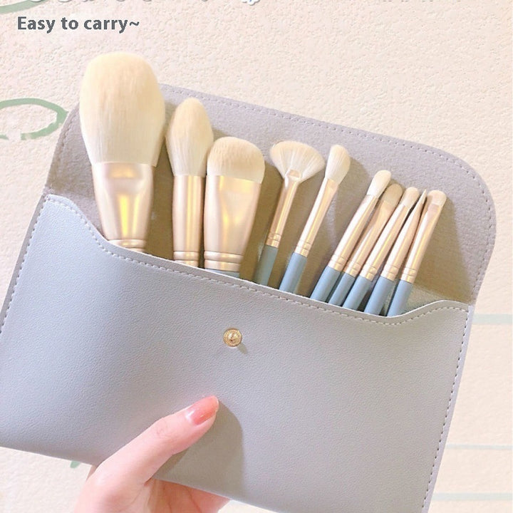 ✨ 10-Piece Complete Makeup Brush Set — Foundation, Powder & Eyeshadow 💄