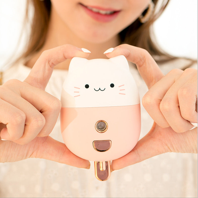 💨🔋 Nano Spray Handheld Humidifier | Portable Rechargeable Fine Mist Moisturizing Device