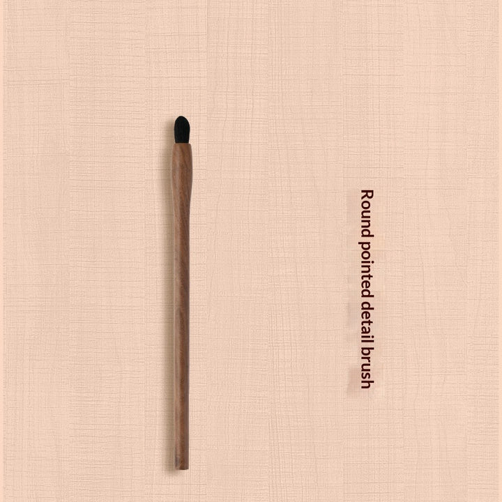 ✨ H Set Vintage Black Walnut Makeup Brush Set — 24-Piece Luxury Kit 💄🌿