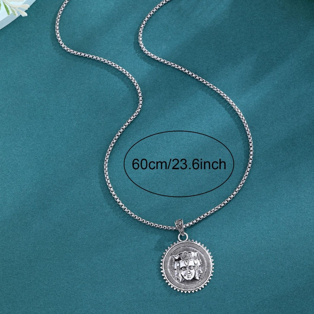 Personalized Retro Titanium Steel Pendant Necklace – Men’s & Women’s Jewelry