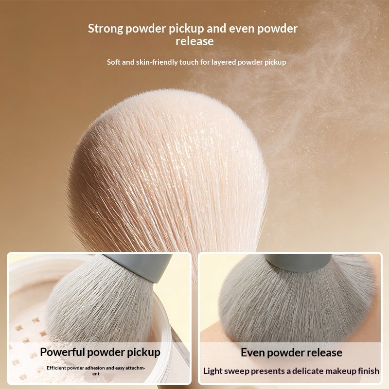 🖌️ Magnetic Portable Eyeshadow Brush – Compact Makeup Tool (West Lake Blue & Peach Pink) ✨