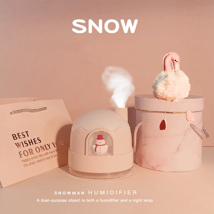 🐻💧 Indoor Cartoon Cute Humidifier | Rechargeable & Plug-In USB Mist 🌿✨