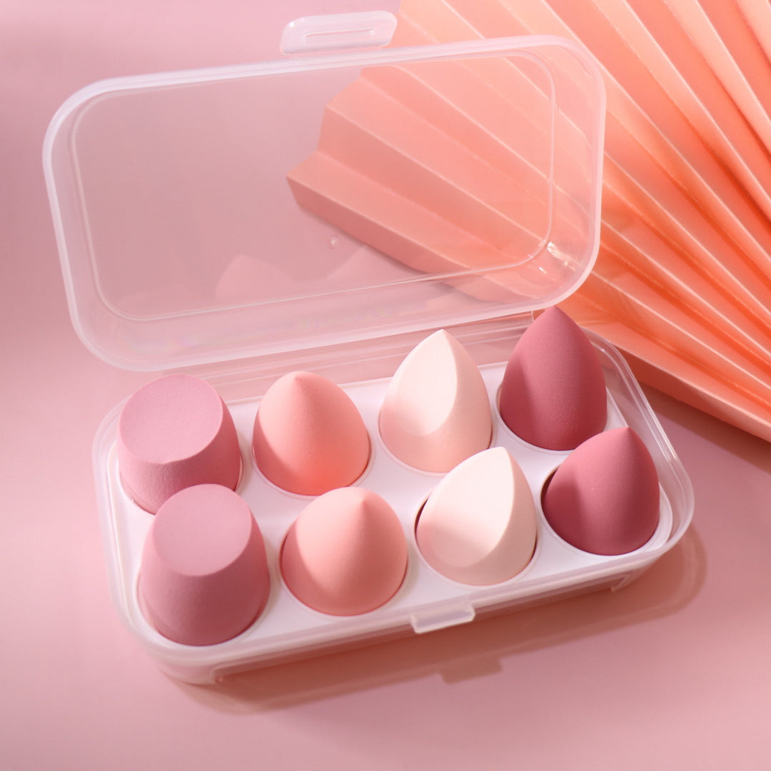 💄✨ Wet & Dry Face Wash Makeup Powder Puff | Super Soft Beauty Egg Set