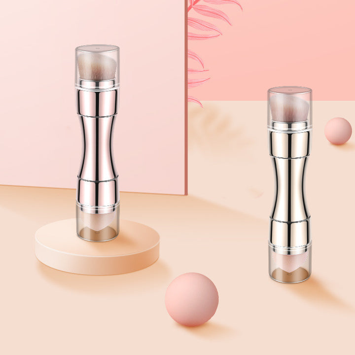 ✨ Retractable Metallic 4-in-1 Multifunctional Makeup Brush 💄✨