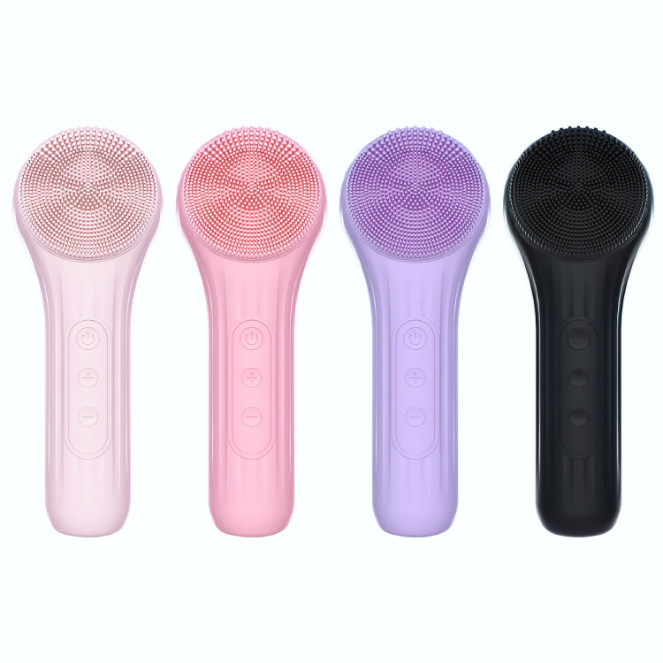 💖🧼 Heating Waterproof Deep Pore Cleansing Silicone Facial Device | Vibration Massage Beauty Tool