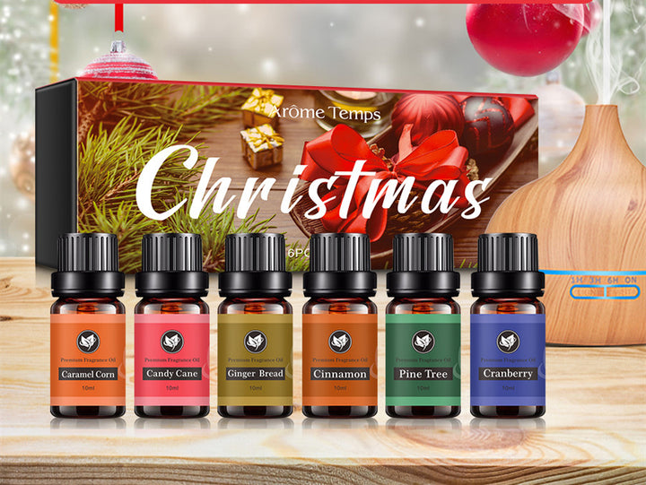 ✨ 16 Theme Atmosphere Flameless Essential Oil Set — 6 × 60ml 🌿💧