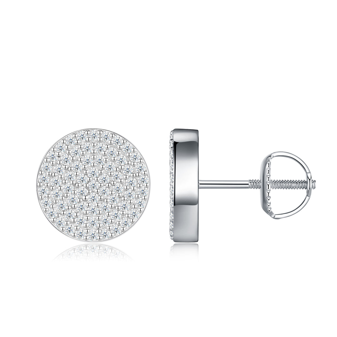 Luxurious Minimalist Moissanite Earring Set
