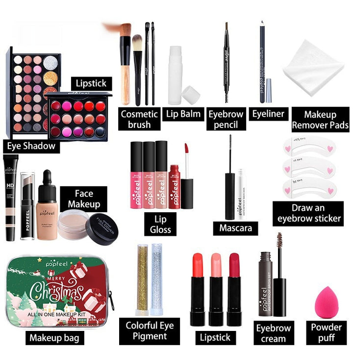 ✨ Christmas Cosmetics Makeup Set – Green Mermaid Festival Beauty Collection ✨