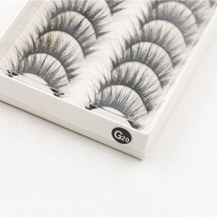 👁️✨ Thick and Long False Eyelashes – Handmade Rayon Lash Set (G20)
