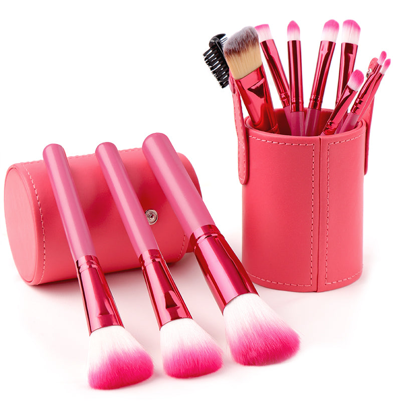 ✨ Full Beginner Beauty Tools Set — Soft Fiber Makeup Brushes 💄