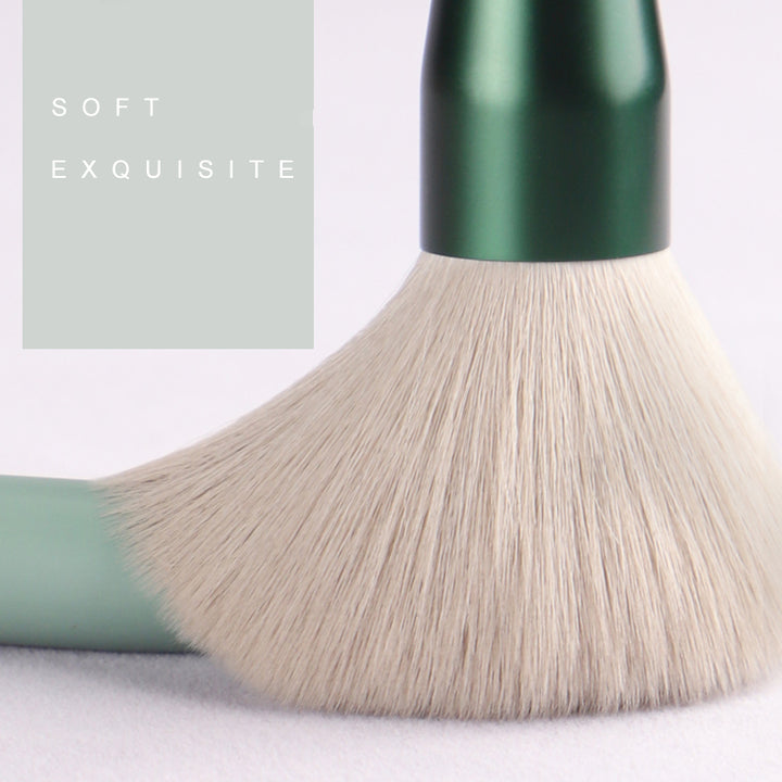 ✨ Green 13-Piece Makeup Brush Set — Foundation & Eye Beauty Tools 💄💚