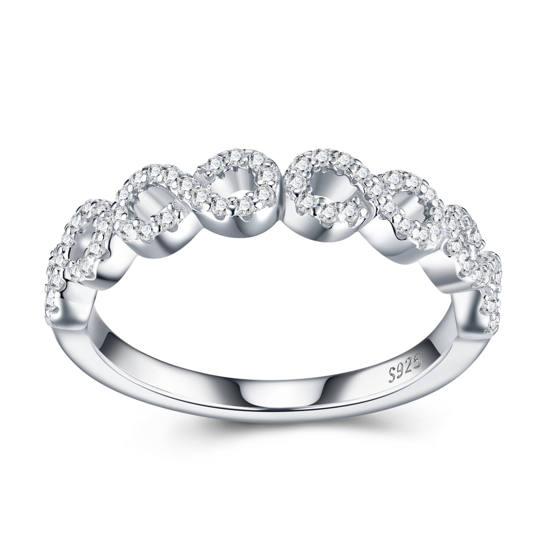 💍 0.3-Carat Morganite Minimalist Ring for Women – Platinum-Plated S925 Silver (3.2g, Sizes 5–9) 💍