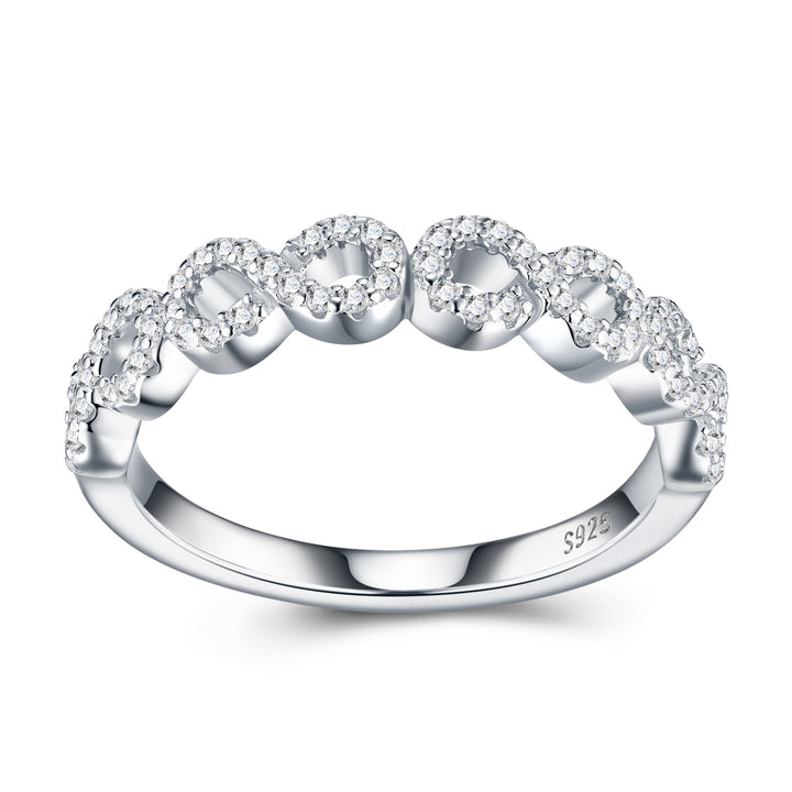 💍 0.3-Carat Morganite Minimalist Ring for Women – Platinum-Plated S925 Silver (3.2g, Sizes 5–9) 💍