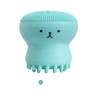 🧼🐙 Cartoon Octopus Silicone Wash Brush | Foaming Facial Cleansing & Massage Brush