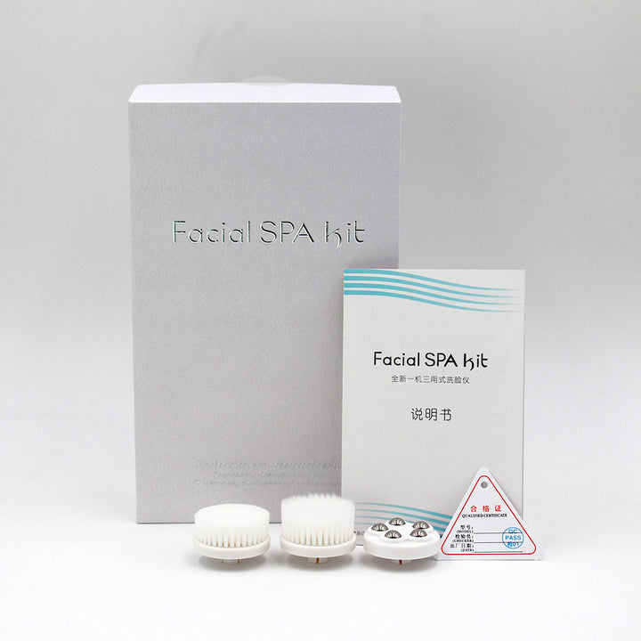 🧼✨ Electric Cleansing Brush | 3-in-1 Waterproof Facial Cleanser & Massager