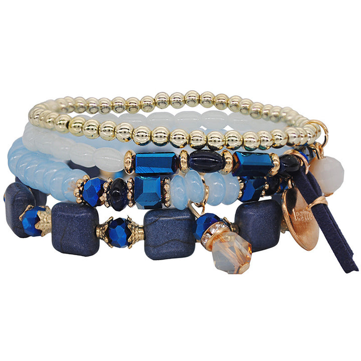 Ethnic Style Tassel Bracelet – Mixed Material Design
