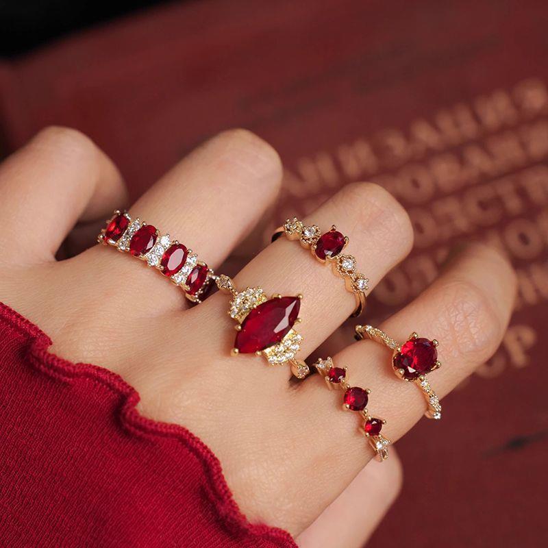 Women’s Adjustable French-Inspired Geometric Ring – Elegant Chanel Style Jewelry