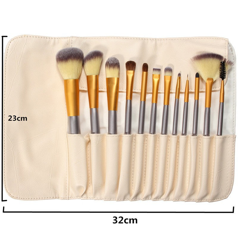 ✨ White Pearl Makeup Brush Set (12 / 18 / 24 PCS) 💄